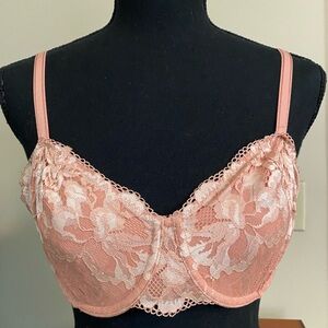 SOMA 34D Dusty rose embraceable balconette bra